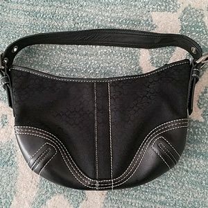 Small black Coach shoulder bag