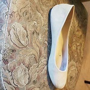 Beige flats