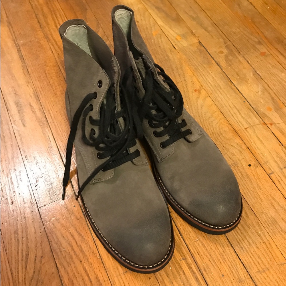 SEAVEES BOONDOCKER BOOT GUNMETAL SUEDE MENS US 11