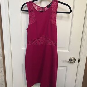 Dress with lace details