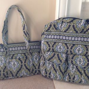 Vera Bradley Tall Tote Little Betsey in Cambridge