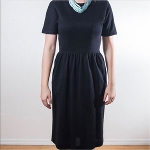 Vintage J.G. Hook Dress in Black, Size Medium