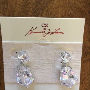 CZ by Kenneth Jay Lane post drop earrings