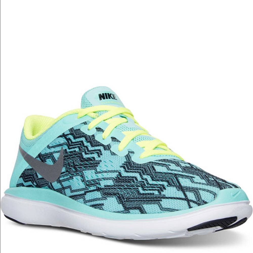 Girls flex 2016 running sneakers sz 13
