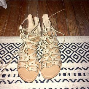 Lace-up gladiator sandals