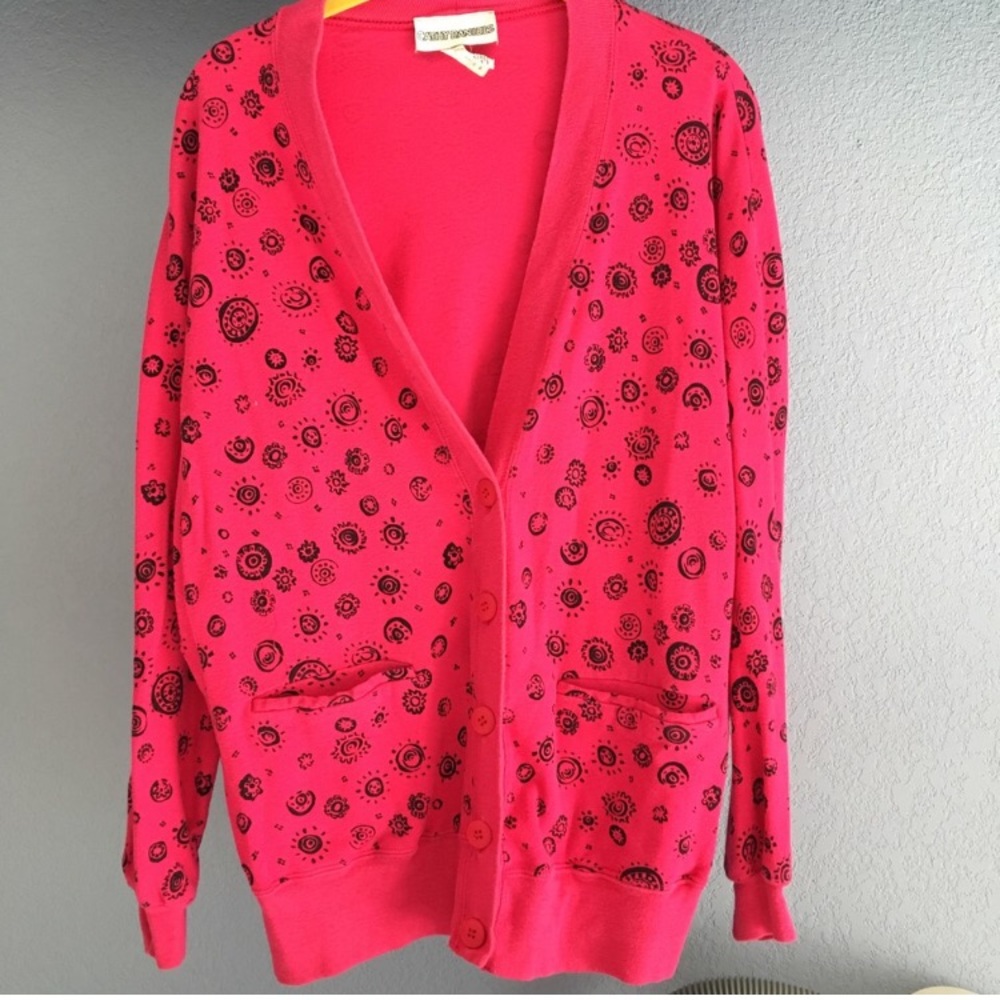 1980's Print Inspired Cardigan