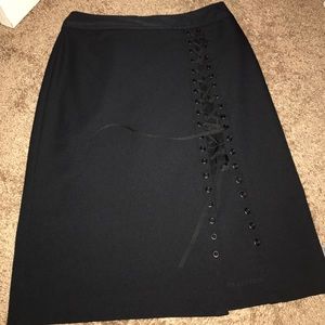 NWOT {Express} Black Tie Skirt