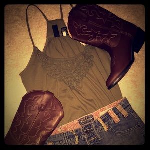 Green stylish summer Cami