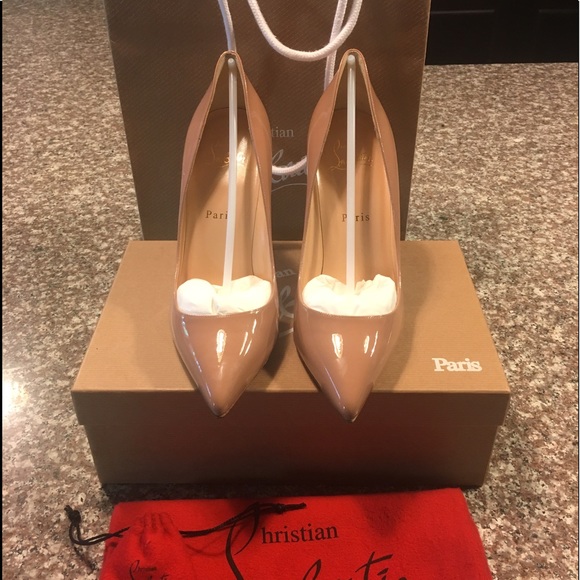 🚫SOLD🚫 New Louboutin Pigalle 100 Nude 38.5 - Picture 1 of 3