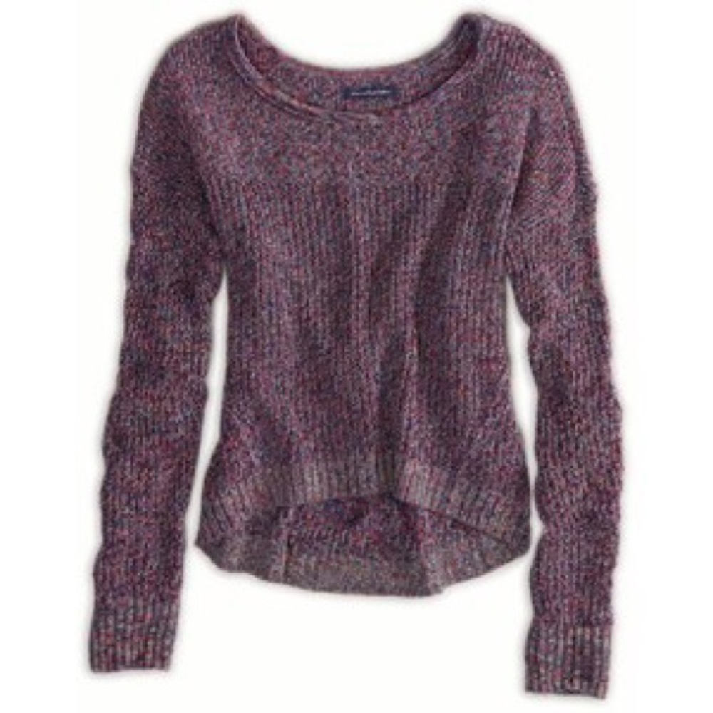 Marbled Multicolor Knit Sweater