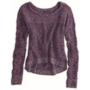 Marbled Multicolor Knit Sweater
