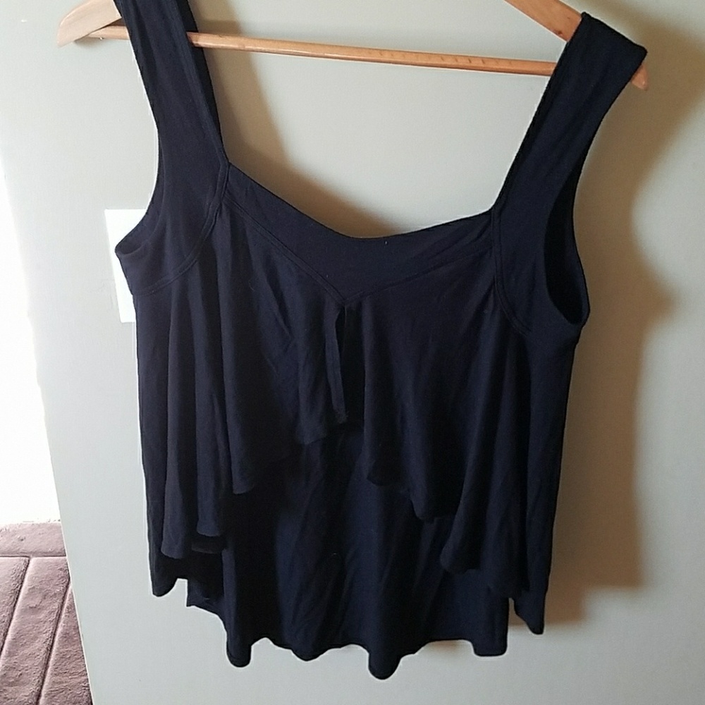 Karma Black Open Back Yoga Pilates Gym Tank