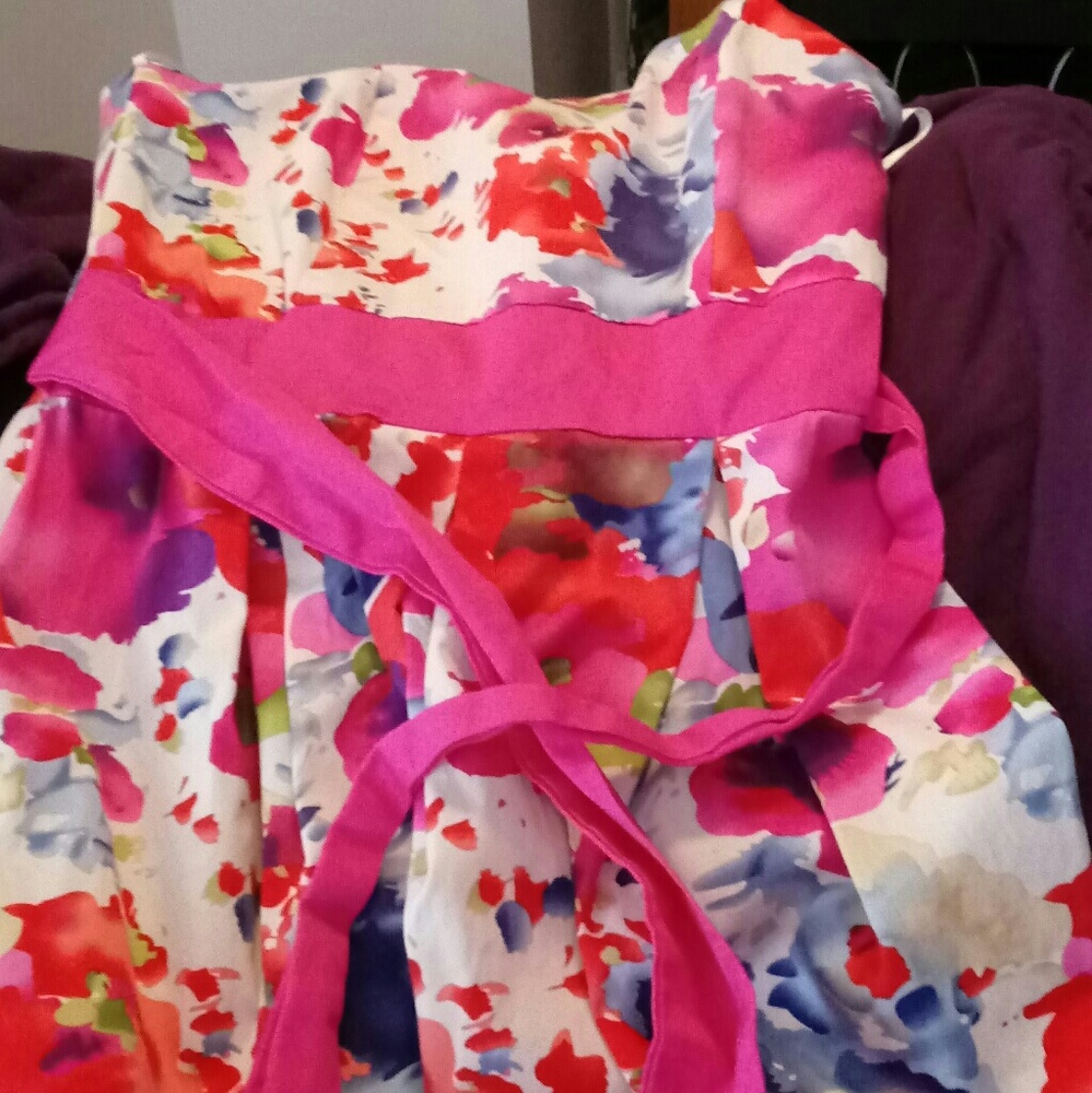 Strapless dress