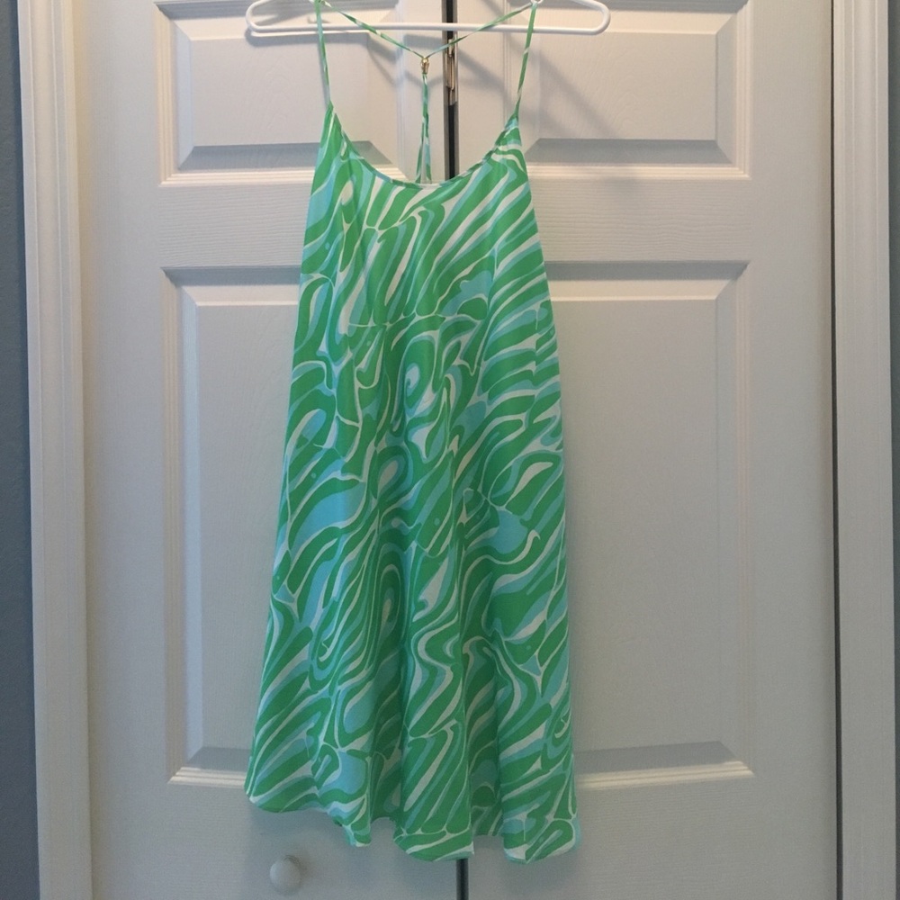 Lilly Pulitzer silk slip dress size M