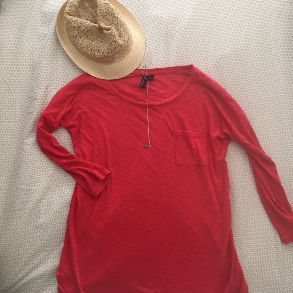 Cynthia Rowley 3/4 sleeve tee