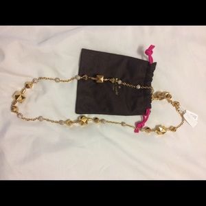 Kate spade gold tone necklace