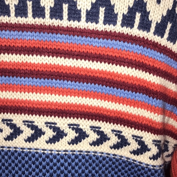 MISS SASA~Muticolor Knit~GRANDDAD" Sweater~ M - Picture 5 of 6