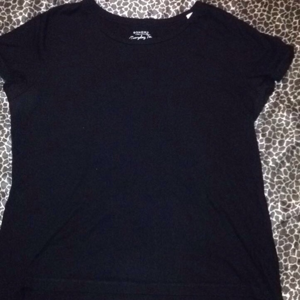 Plain black shirt
