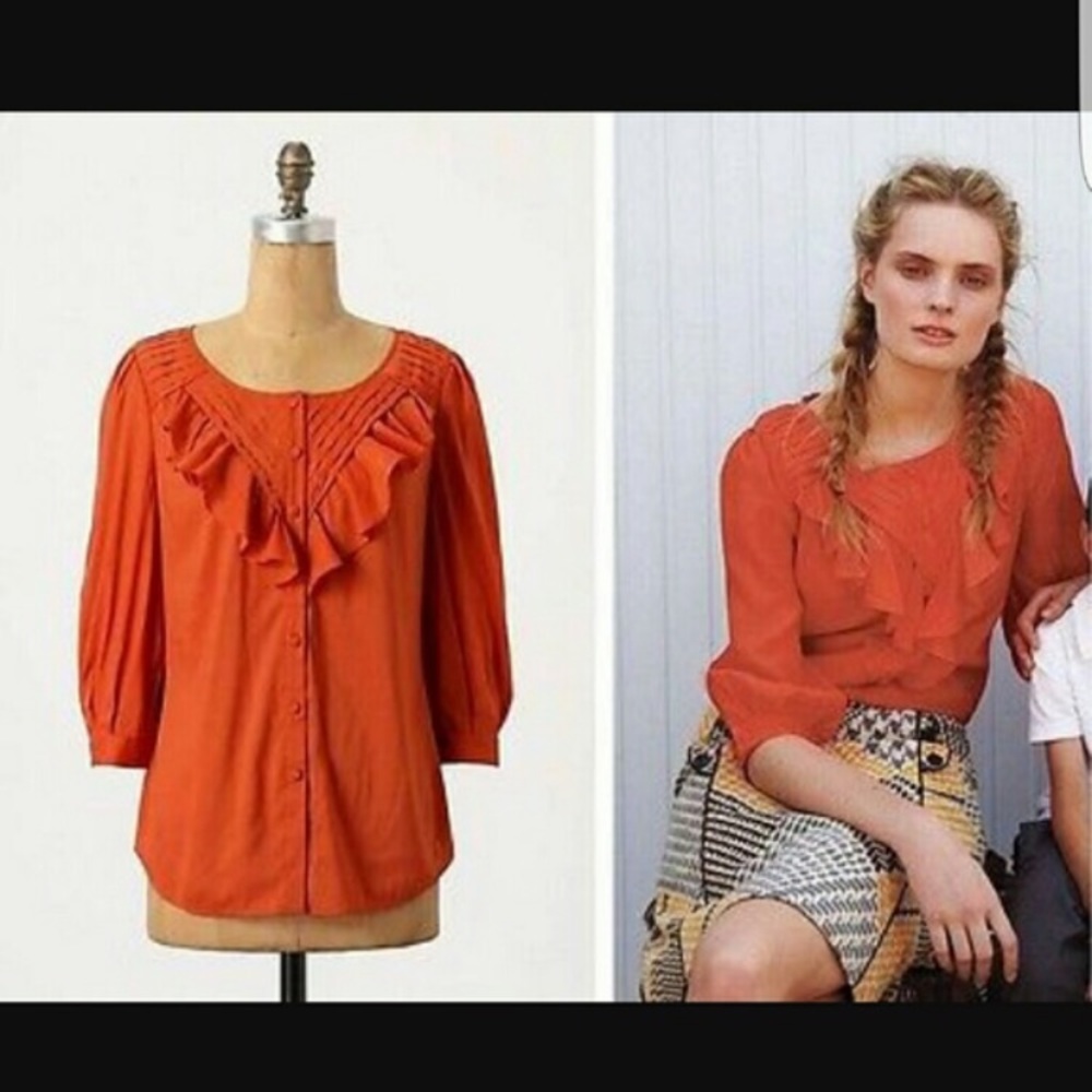 Anthropologie Maeve Nicoletta Blouse