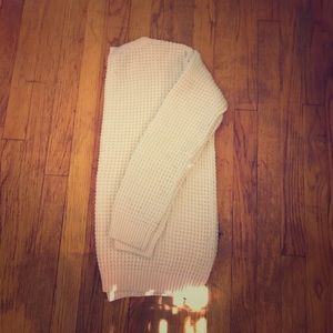 Oversized White Pullover Sweater