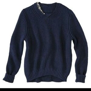 Phillip Lim for Target navy sparkle sweater