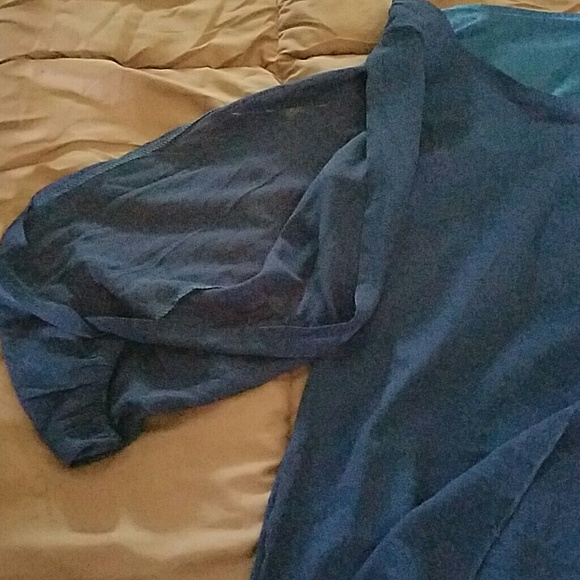 Sheer blue layered short dress BRAND-NEW - Picture 5 of 6