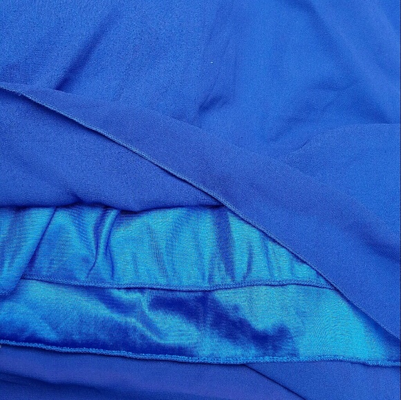Sheer blue layered short dress BRAND-NEW - Picture 2 of 6