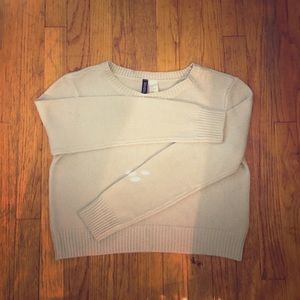 Cropped Baby Blue Sweater