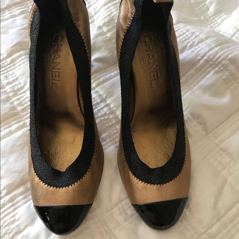 Chanel black and gold