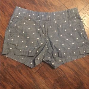 Chambray dot shorts