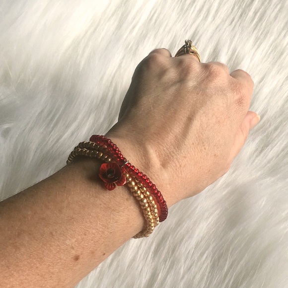 3 Piece Seed Bead Bracelet Set - Picture 2 of 4