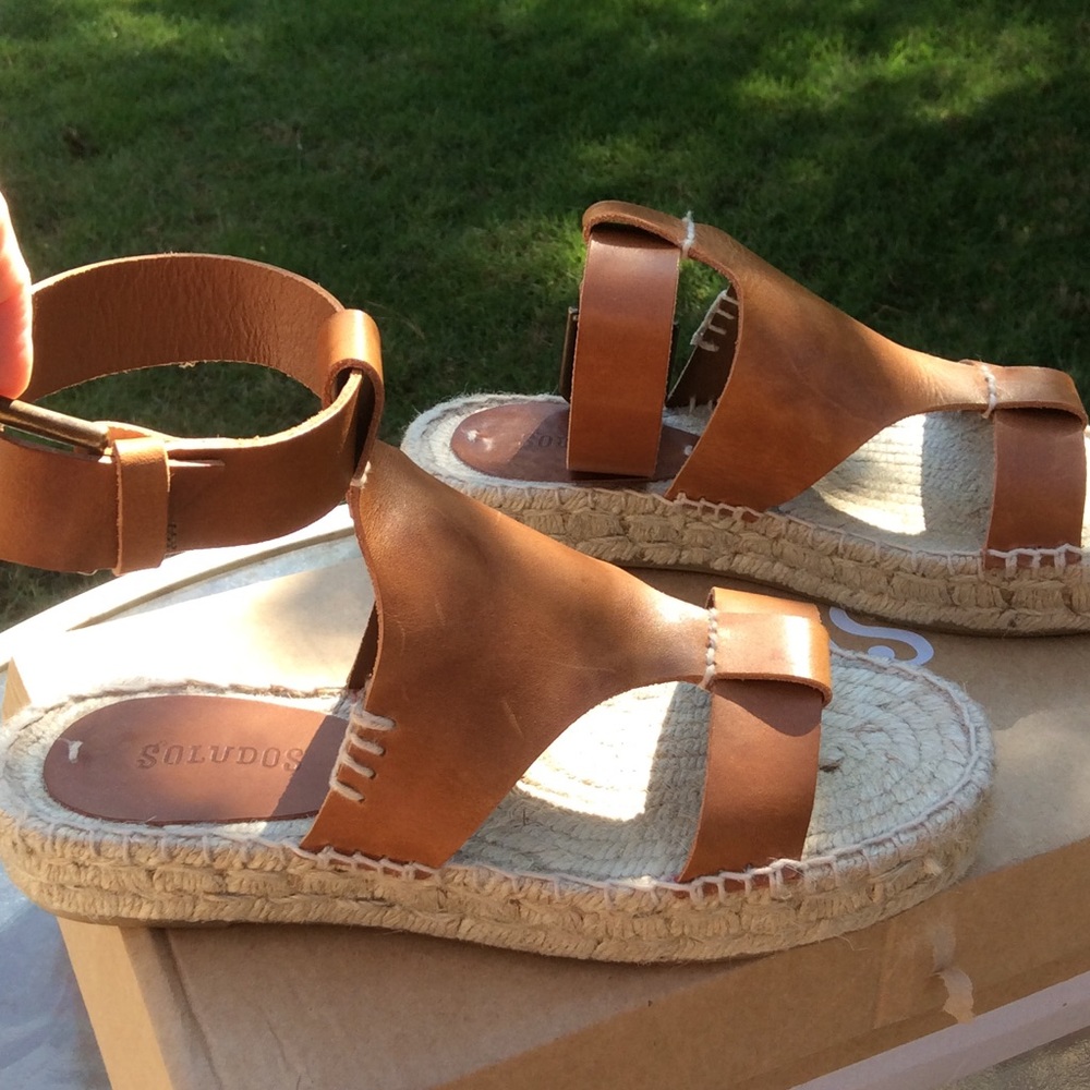 Soludos open toe banded shield sandal