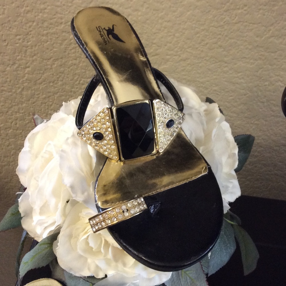 BLING 💎 Heeled Backless Sandals