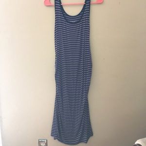 Striped Summer Maternity Dress