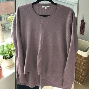 Beautiful purple Madewell sweater!
