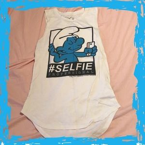 💙📸SmUrFs SeLfiE muscle tank