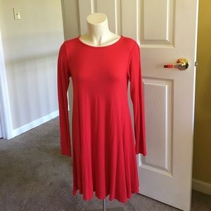 Long sleeve t-shirt dress