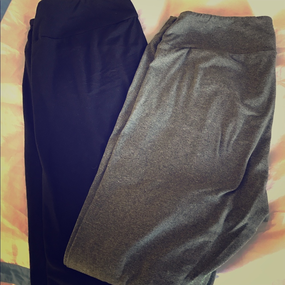 Lularoe Black and Grey leggings