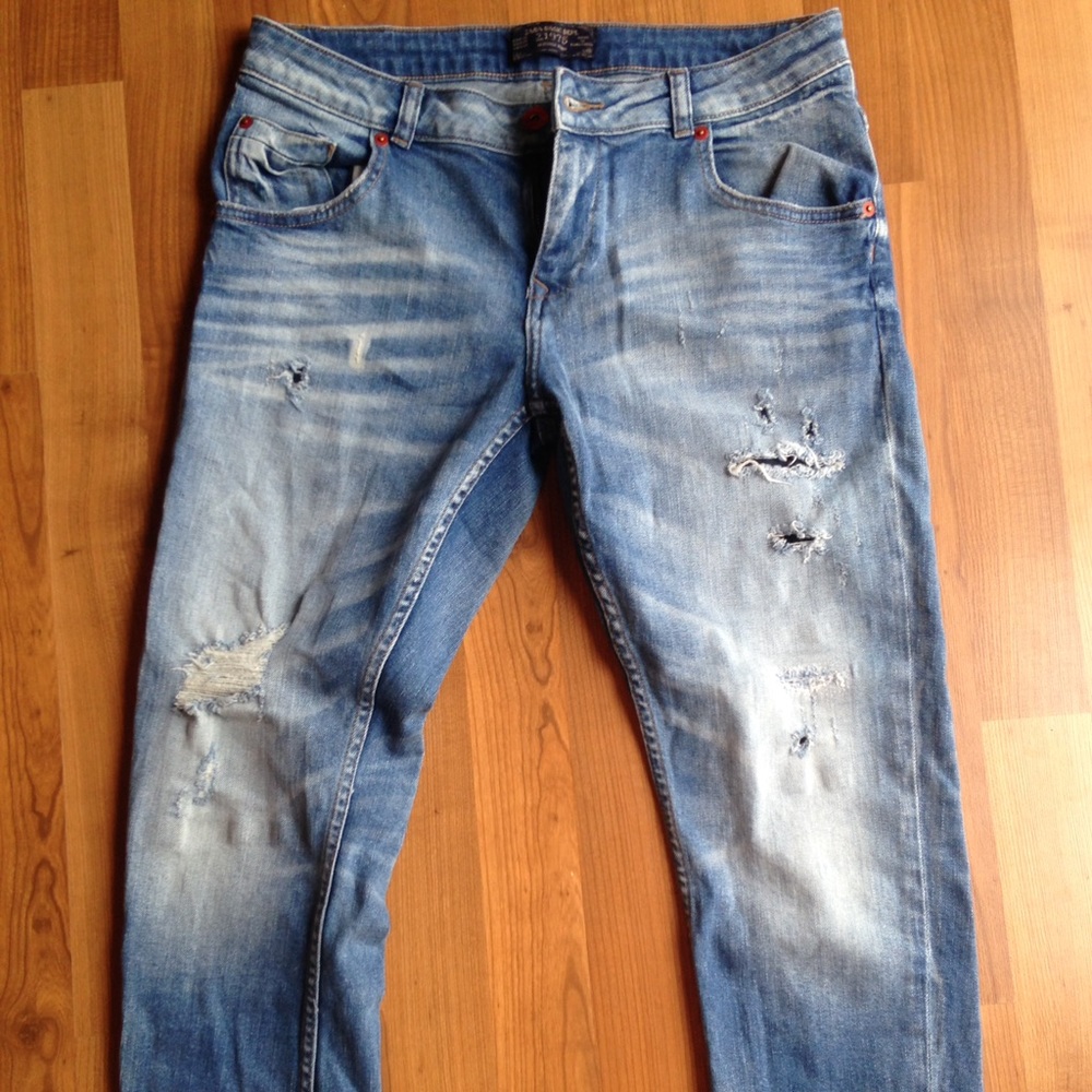 Zara skinny cropped jeans. Size 38 EUR, 6 US