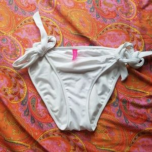 White bikini bottom