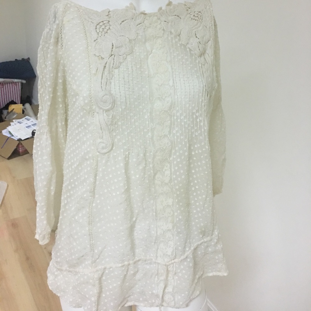 Zara women  silk blouse S