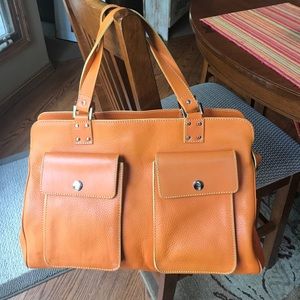 Lambertson Truex leather satchel purse