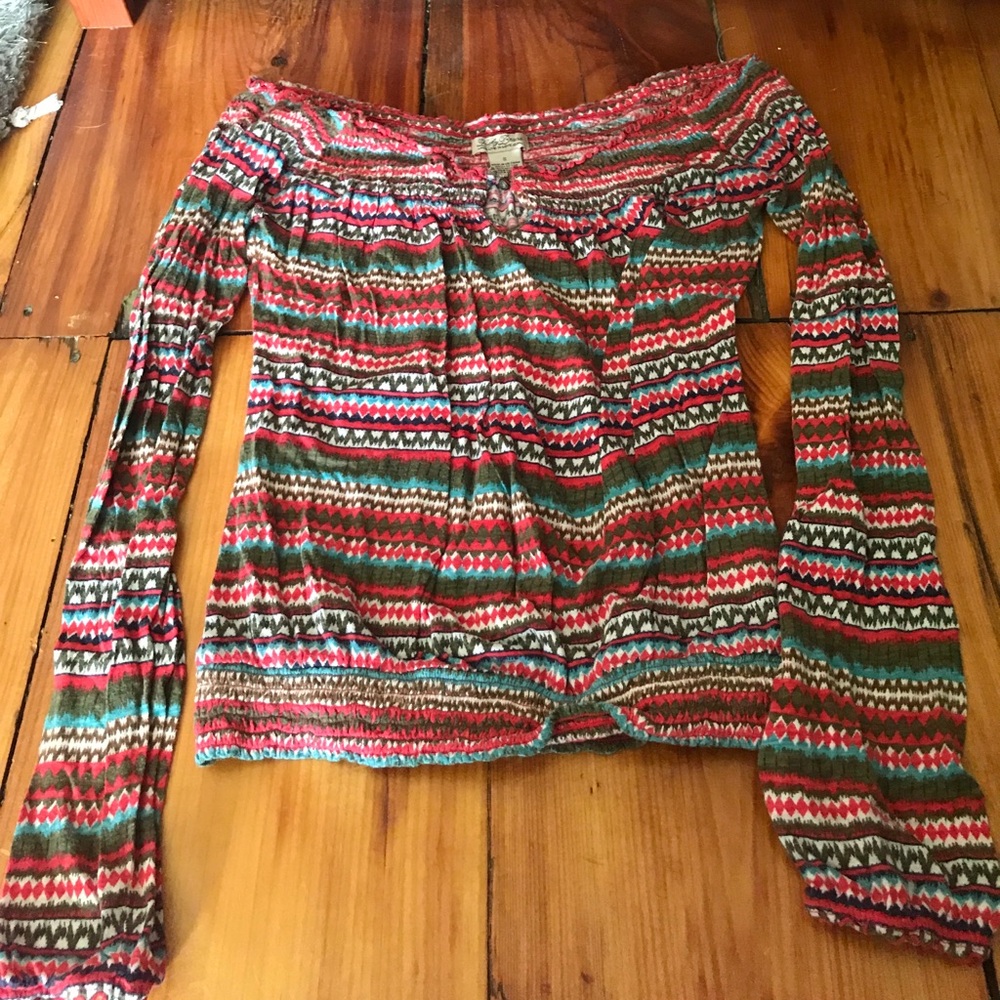 Lucky brand size small off the shoulder top