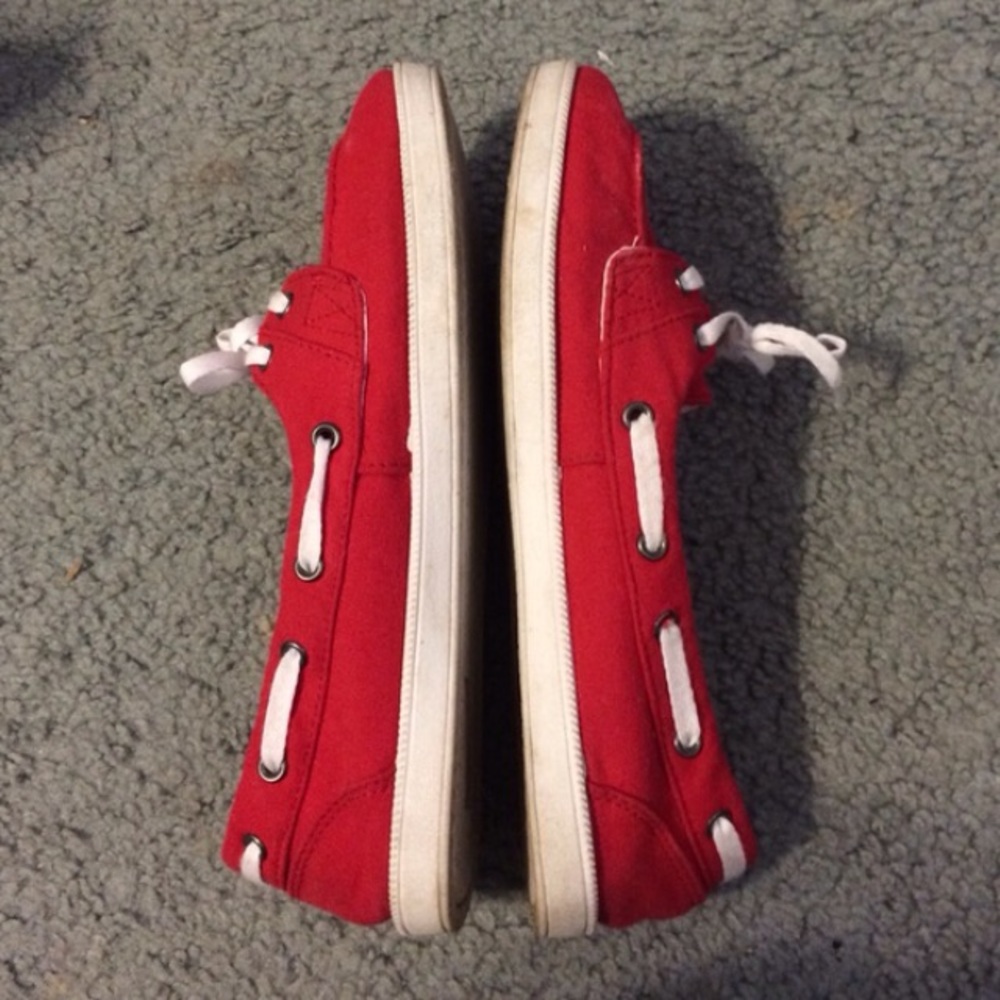 Red Canvas Boat Shoes Target Mossimo Supply Co 8