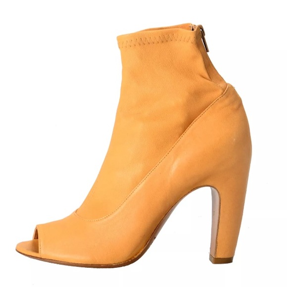 MAISON MARGIELA Leather Open toe bootie - Picture 5 of 7