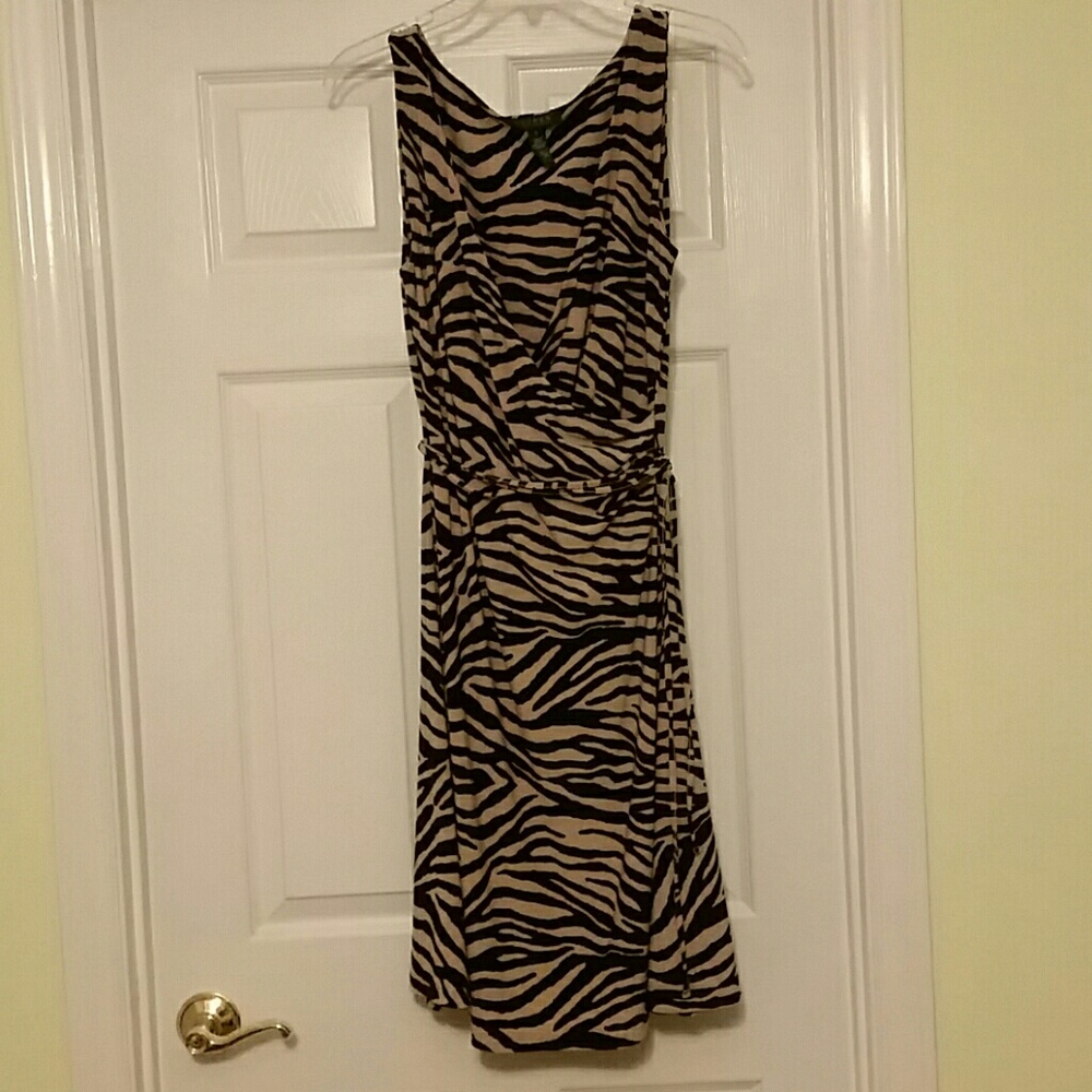 NWOT! Ralph Lauren Animal Print Dress.