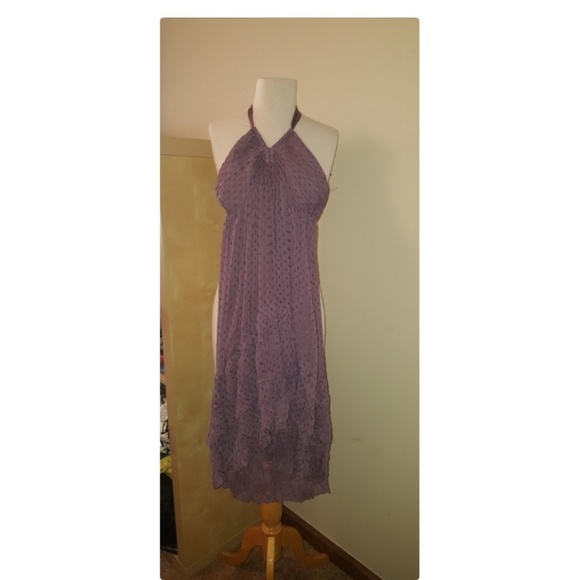 Glitter Dot Halter Dress - Picture 1 of 6