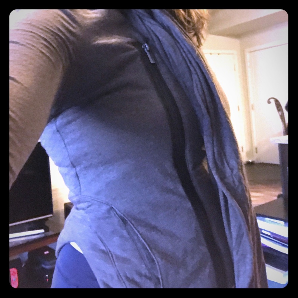 BCBGMAXAZRIA jacket with with wrap around "scarf"