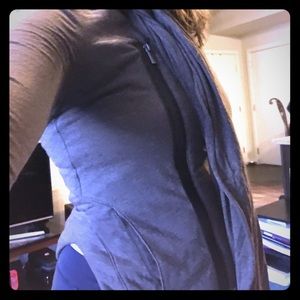 BCBGMAXAZRIA jacket with with wrap around "scarf"