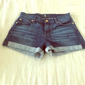 7 for all mankind Denim shorts